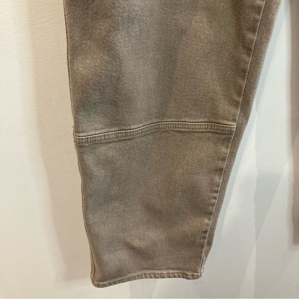 WILFRED FREE Sz 12 Multiple Pockets High Rise Heavy Canvas Modern Cargo Pants - Picture 5 of 13